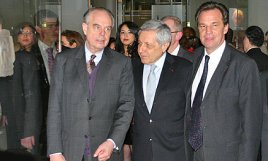 Renaud Muselier et F. Mitterrand ont inauguré le musée rénové de l'Institut du monde arabe (IMA, Paris)