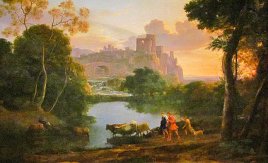 Peinture : le paysage né à Rome au XVIIe siècle