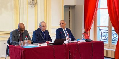 Vincent REINA, Président de la CCFA Paris, a accueilli les nouveaux Ambassadeurs de Tunisie et de Mauritanie en France
