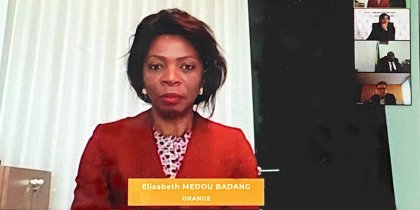 Forum Afrique CIAN/L'Opinion - Élisabeth MEDOU BADANG, VP Orange Afrique, invite les États à « faciliter des partenariats entre les parties prenantes » du digital