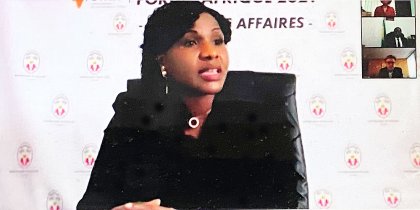 Forum Afrique CIAN/L'Opinion – La ministre togolaise Sandra Ablamba JOHNSON exprime « sa gratitude pour le soutien apporté par les entreprises françaises » durant la crise sanitaire