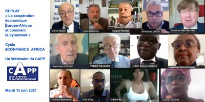 WEBI / REPLAY - « L'état de la coopération économique Europe-Afrique et comment la dynamiser » (15/06/2021)