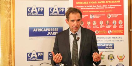 CMAAP 4-JICA-TICAD- F.-X. BELLOCQ, Directeur-adjoint AFRIQUE de l'AFD : « La coopération AFD-JICA en Afrique porte notamment sur le développement durable, la santé et la sécurité »