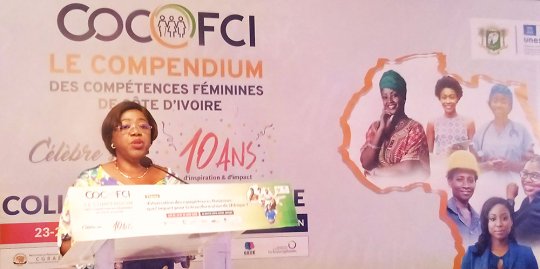 Euphrasie KOUASSI YAO, au Xe anniversaire du COCOFCI, à Abidjan : « La valorisation des Compétences féminines va transformer l'Afrique » 