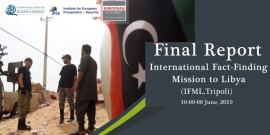 Un rapport IPSE/ICRD/European Interest met en exergue l'aggravation de la situation humanitaire en Libye
