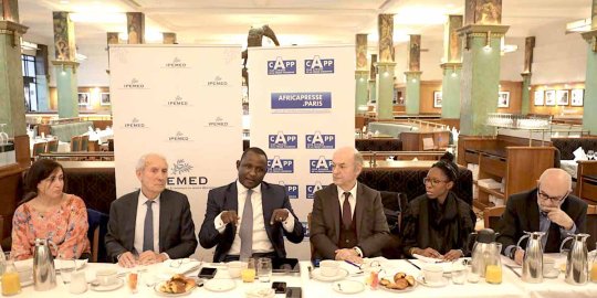 À Paris, le ministre sénégalais Papa Amadou Sarr explique au CAPP* sa « Délégation à l'Entrepreneuriat rapide » et annonce un fonds pour les diasporas