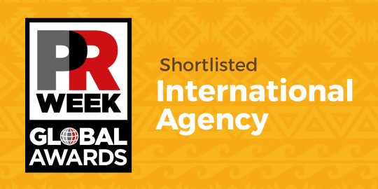 Communication : Djembe Consultants nominée « Meilleure agence internationale » par PRWeek