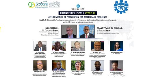 AGENDA AFRIQUE en ligne, 28 mai / #Covid-19 et Finance inclusive en Afrique : atelier virtuel sur la résilience des acteurs