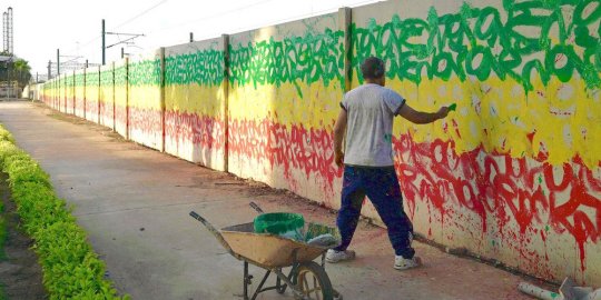Veille Culture / Le maître du « street art » JonOne à Dakar : « Je veux faire rêver toute l'Afrique ! »