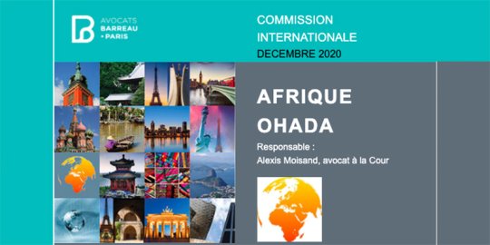 Agenda Web Paris, 03/12/20, 18 h - 20 h : « Le risque MALI », webinaire « Afrique Ohada » de la Commission internationale du Barreau de Paris