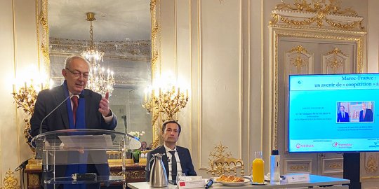 Vincent REINA, Président CCFA Paris, à SE l'Ambassadeur M. Benchâaboun : « Depuis maintenant de nombreuses années, le Maroc ne cesse de nous impressionner ! » 