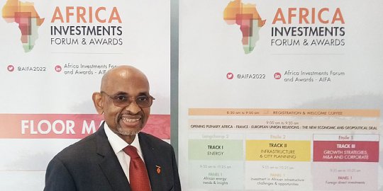 Mossadeck BALLY, PDG du Groupe Azalaï, à Paris au Ve AIFA : « Les entreprises ont une perception du risque Afrique bien plus élevée que le risque lui-même »