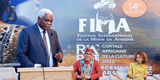 Au XIVe FIMA à RABAT/ J.-P. ELONG MBASSI, Président des Capitales Africaines de la Culture : « La Culture en Afrique retrouve ici toutes ses lettres de noblesse avec le FIMA d'Alphadi »