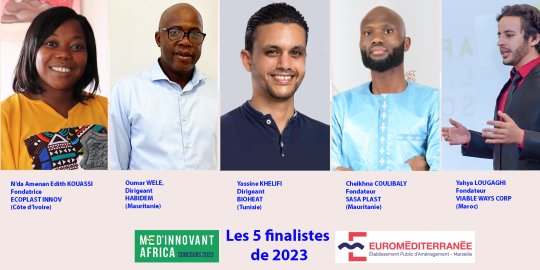 À Emerging Valley / Découvrez les 5 finalistes africains des 175 candidatures du concours Med'Innovant Africa