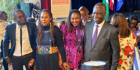 Grand succès du Salon du Livre africain de Paris, avec de nombreux auteurs dont SEM Maurice Bandaman, l'ambassadeur-écrivain de la Côte d'Ivoire