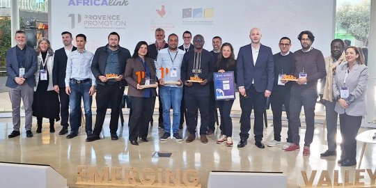 À Marseille, à la IXe Emerging Valley / La Tunisie remporte le Prix Provence Africa Connect 2025, avec Nasreddine RIAHI et Camélia BARCHACHI