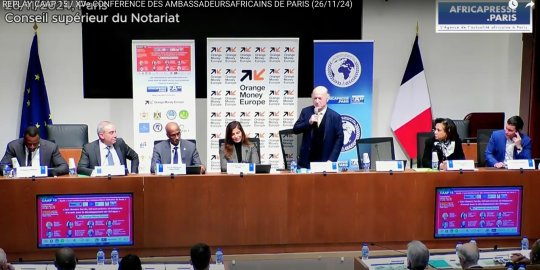 REPLAY CAAP 15 / Grand succès de la XVe Conférence des Ambassadeurs Africains de Paris, au Conseil supérieur du Notariat