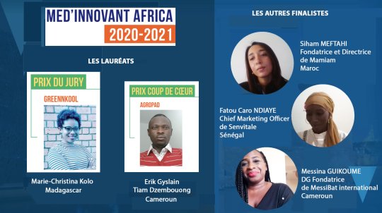 AgroPad (Cameroun) et GreenNKool (Madagascar), remportent le concours MED'INNOVANT AFRICA 2020-2021